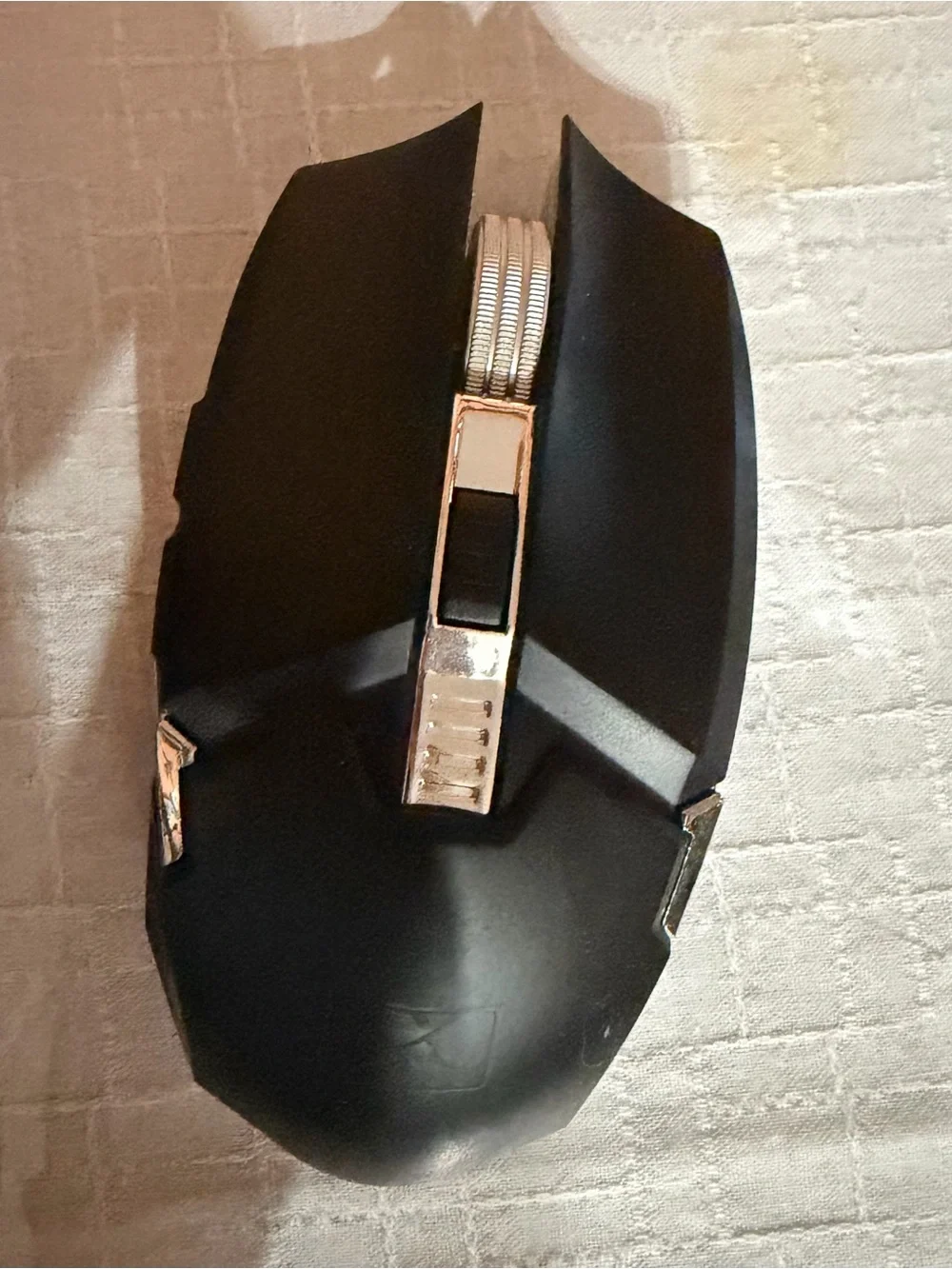 Black Retro Round-Key USB Keyboard - Compatible Wired Mechanical Style